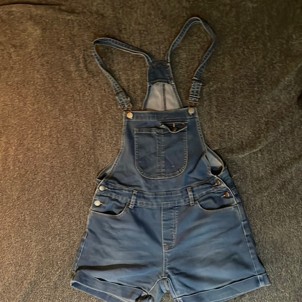 Ling collection Jean shorts overall